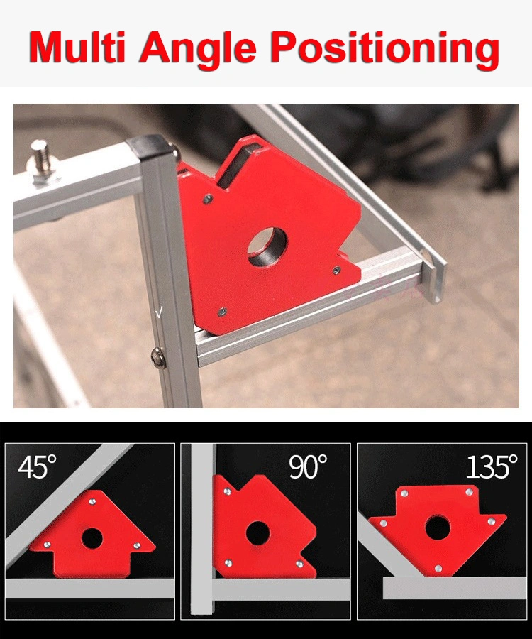 45 90 135 Degree Angle 25lbs 50lbs 75lbs Metal Working Tools Arrow Welding Magnet Holder