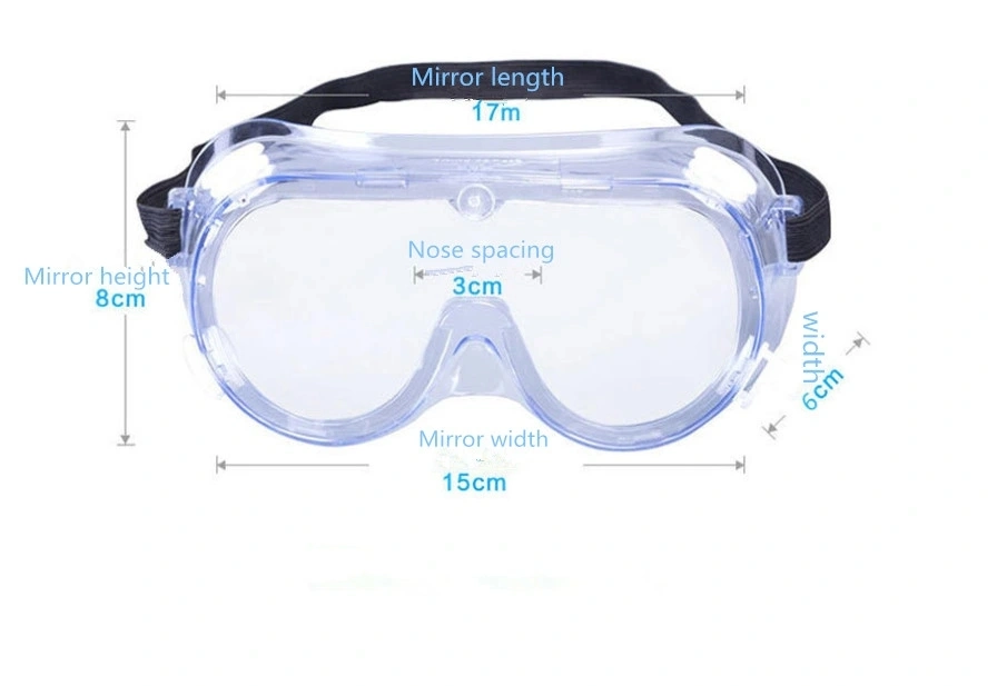 PC Safety Goggles Anti-Fog Anti Chemical Splash Safety Glasses Welding Glasses