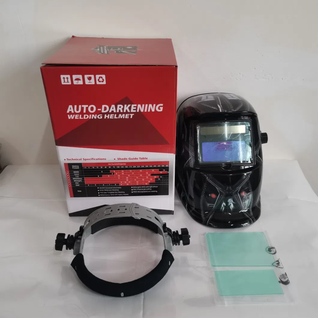 Auto Darkening Welding Helmet/Welding Mask CE En175 En379 TIG MIG MMA Automatic Screen