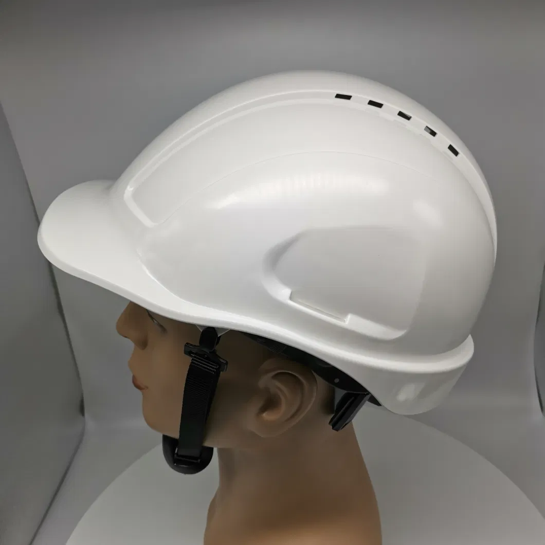 Industrial Safety Helmet Hat PC/ABS or ABS or HDPE Material Shell 6 Points Support Different Colours with CE ANSI