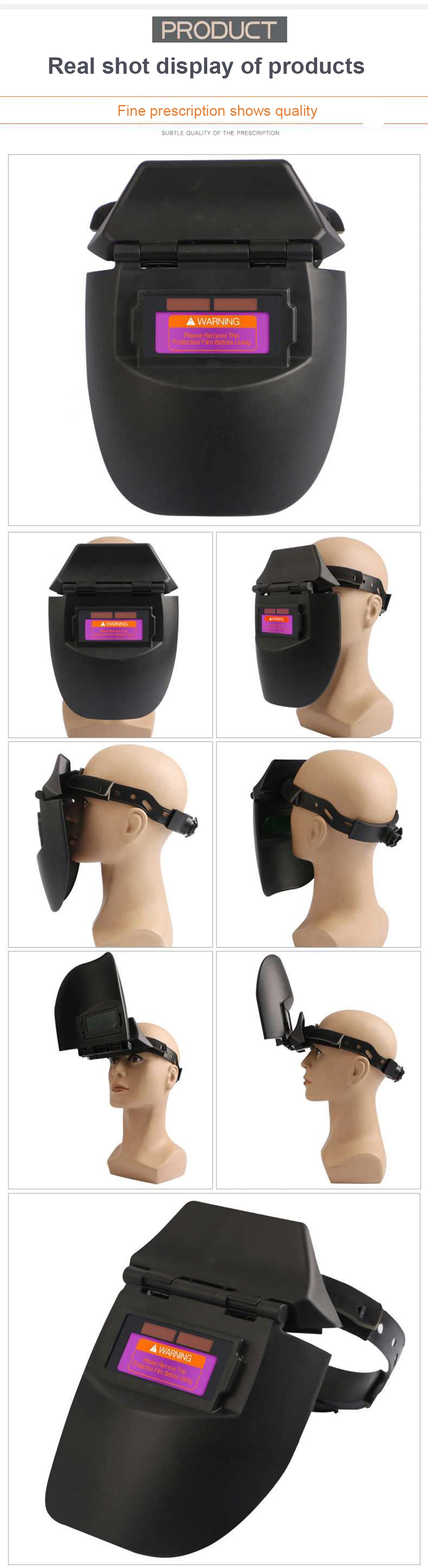 Lithium Battery Solar Cells Auto Darkening Welding Hood Helmet with Safety Helmet Wide View for Arc TIG MIG