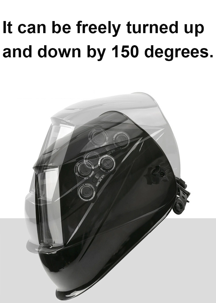 Rhk Cheap Wholesale Black Solar True Color Auto Darkening Dimming MIG TIG Electric Argon Grinding Welding Mask Helmet