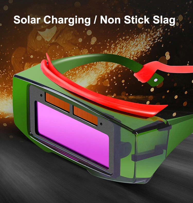 Rhk Safety PC Solar Power Auto Darkening Welding Goggles for Welder