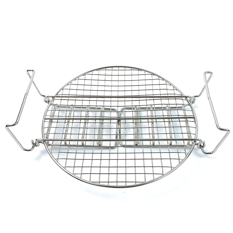 Stainless Steel 304 Drying Cooling Rack 5 Stackable Circular Dehydrator Stand Round Cooking Rack