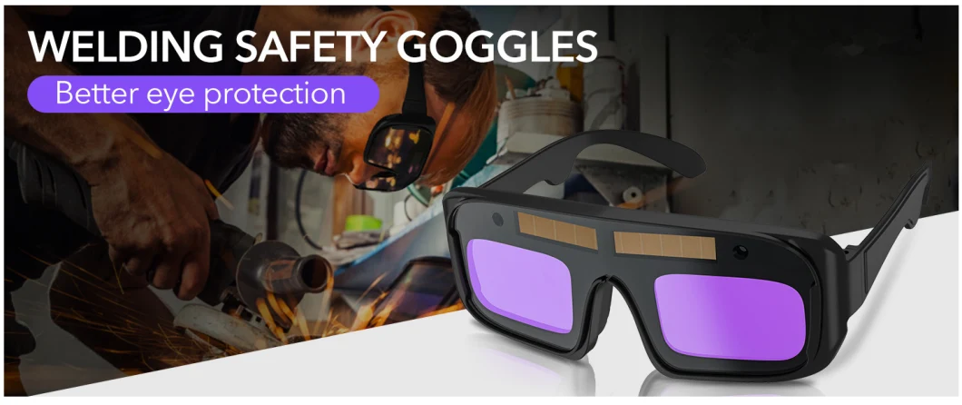 Welding Glasses True Color View -1/1/1/2 Optical Clarity Welding Goggle Protective Mask Solar Automatic Dimming Professional Eye Protection PC Glasses