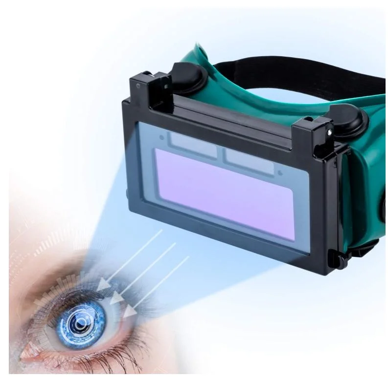 Automatic Dimming Welder Eye Glasses Solar DIN16 Auto Darkening Eye Mask Welding Goggles Eye Protective Glasses