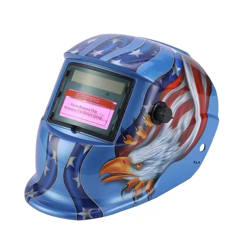 Made in China Soldar OEM Multiple Pattern Stickers TIG Solar Auto Darkening Automatic Digital Welding Helmet