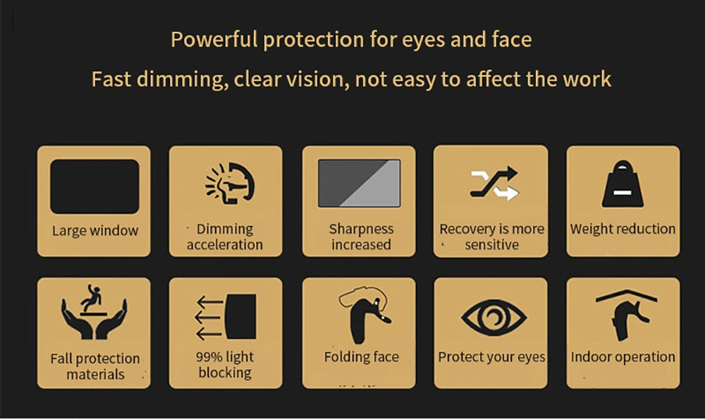 Eyeshade/Patch/Eyes for Welder Eyes Glasses Eye Welding Glass Auto Darkening Welding Helmet Welding
