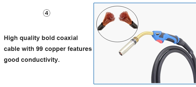 International Standard MIG36 Gas Cooled TIG MIG Welding Torch