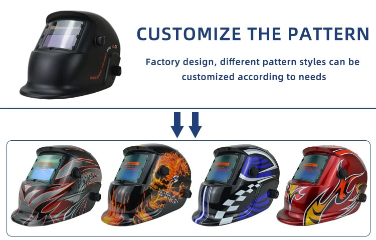 Best Quality for Custom Auto Darkening Welding Helmet Safety Helmet Type Welding Mask From China Factory