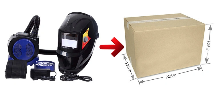 High Quality Solar Powered Advanced Auto Darkening Welding Helmet with Air Ventilation Purifying Respirator System