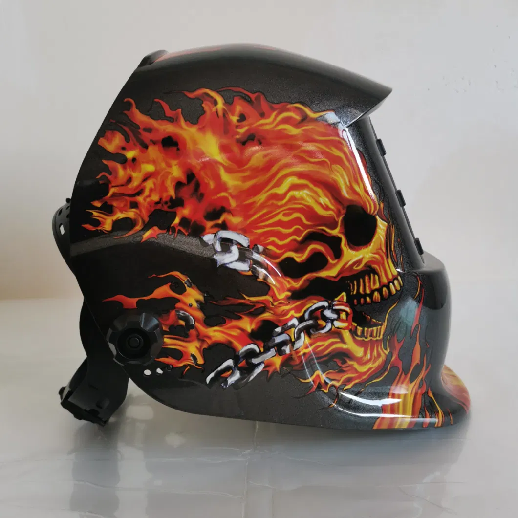 Big View True Color Auto-Darkening Auto Dark Welding Glass Helmet Electronic Digital Decals TIG Welding Mask with Ventilation