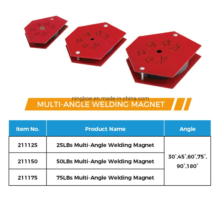 Factory Sales 45&deg; , 90&deg; , 135&deg; 50lbs Magnetic Weld Holder Magnetic Welding Holder Welding Magnet