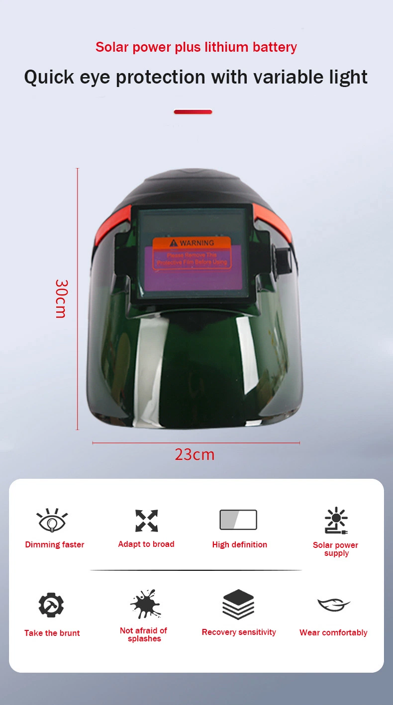 Welder&prime;s Special Head-Mounted Argon Arc Welding Secondary Welding Welding Mask