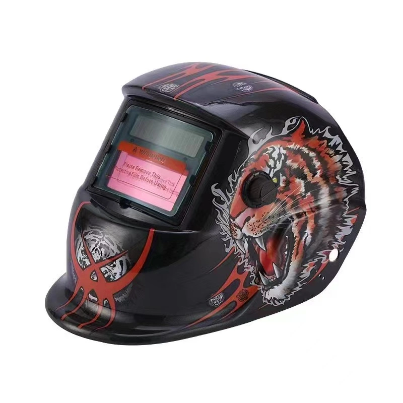 Flame Girl Printing Head-Mounted Protective Solar Powered Automatic Darken Welder Mask Shield Auto Darkening Welding Hood Helmet Welding Helmet