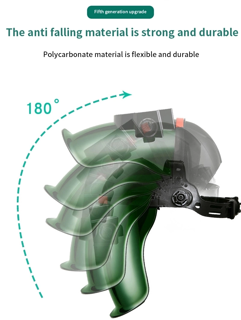 Automatic Dimming Anti-Slag Welding Helmet with Solar Energy