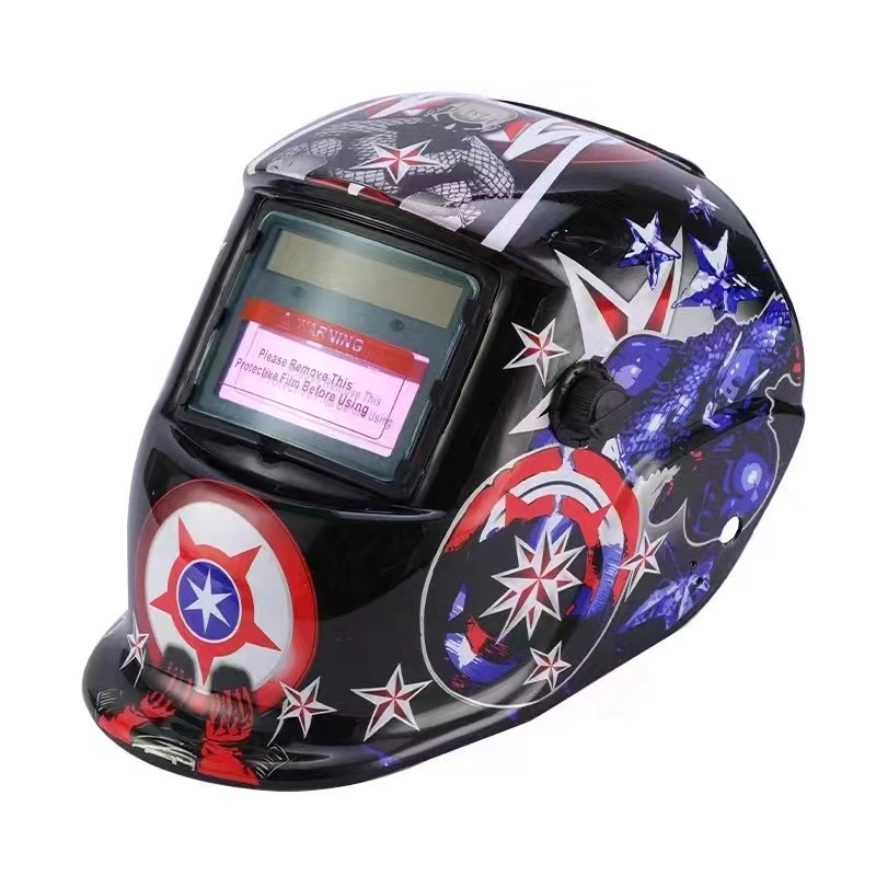 Welding Helmet Solar Powered Auto Darkening Hood with Adjustable Welding Helmet