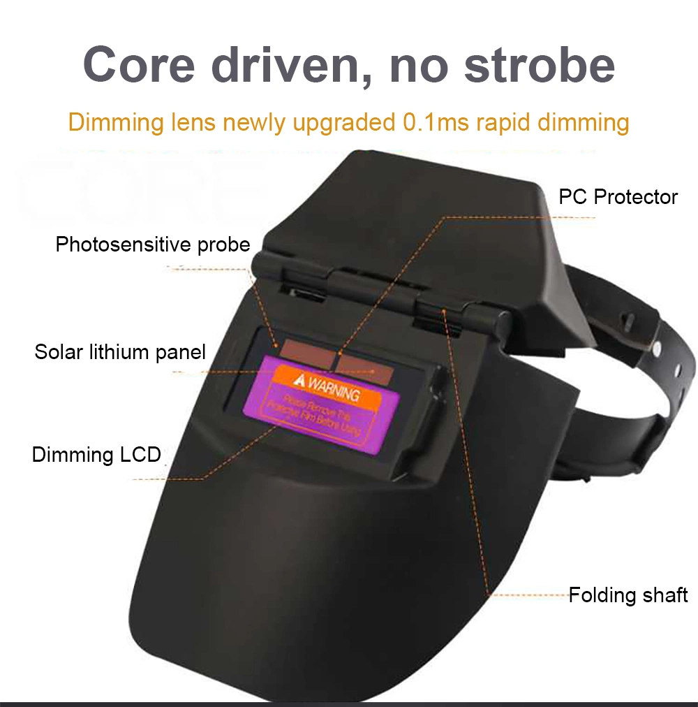 Solar Powered Auto-Darkening Welding Helmet / Welding Mask (WH9801355)