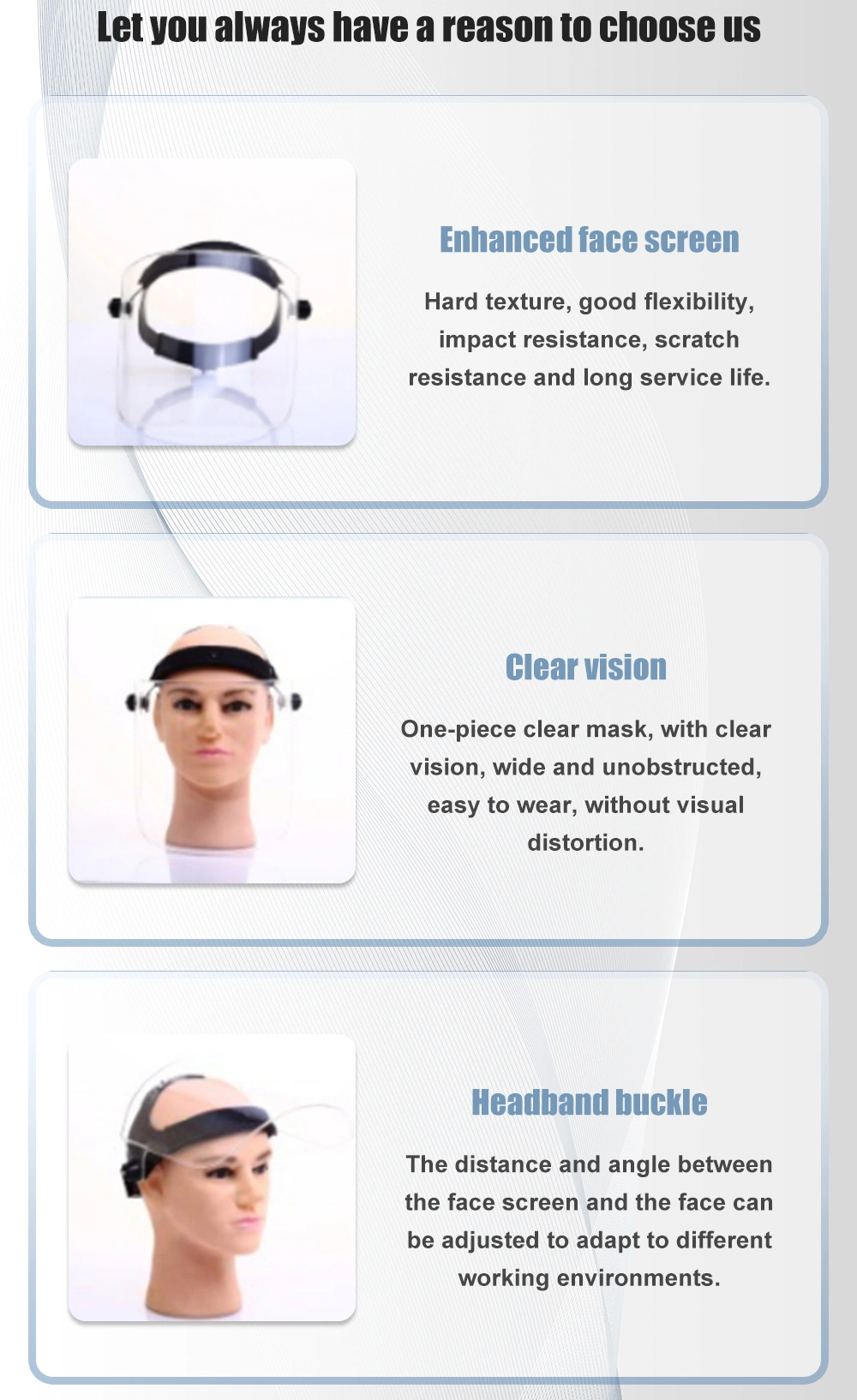 Industrial Welding Protection Anti-Shock Splash Mask