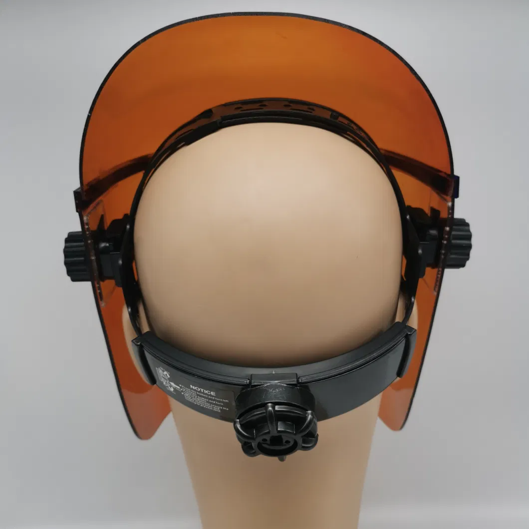 PMMA Material Adjustable Heat Resistance Helmet Safety Industrial Welding Face Shield