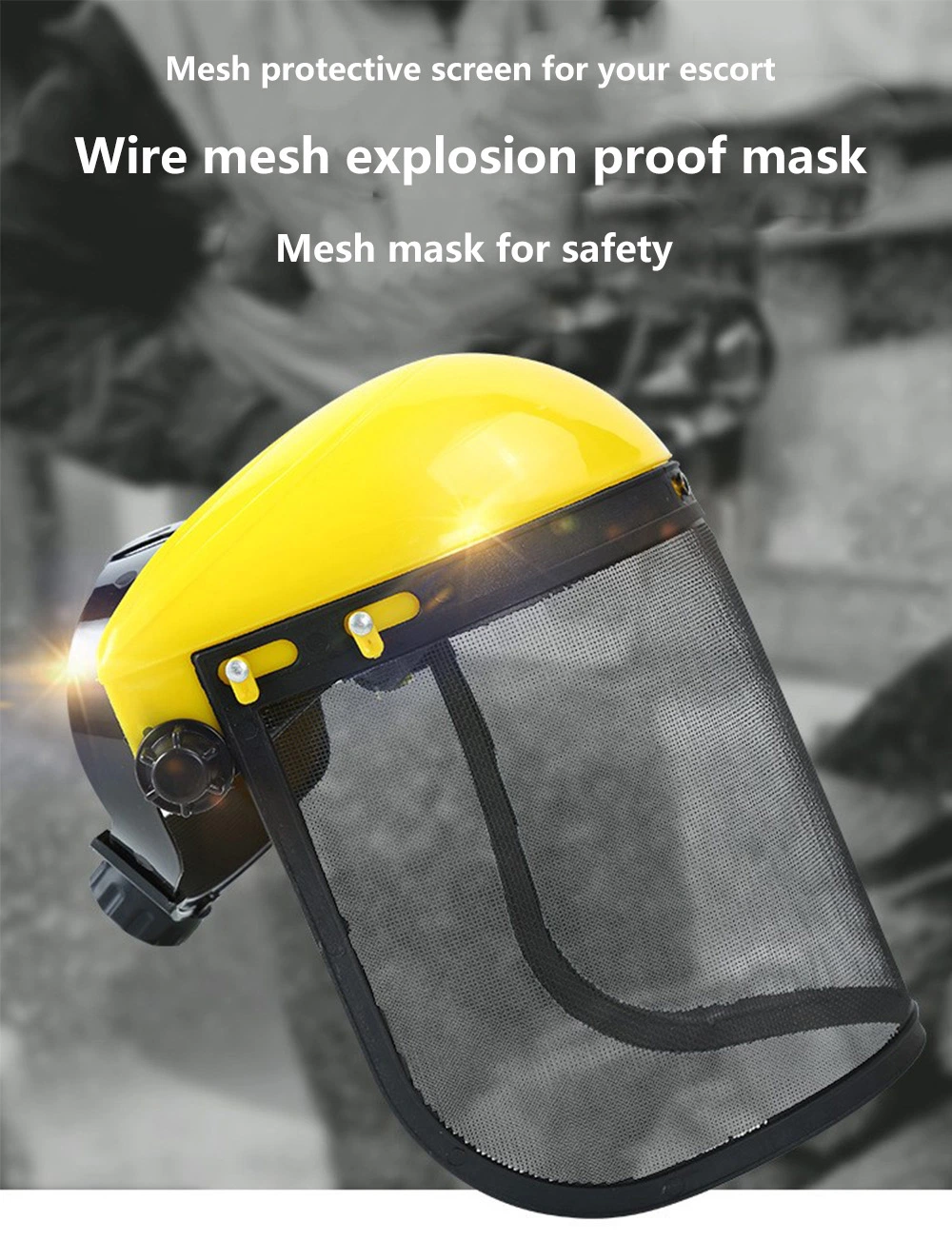 Safety Helmet Face Shield Sth-5