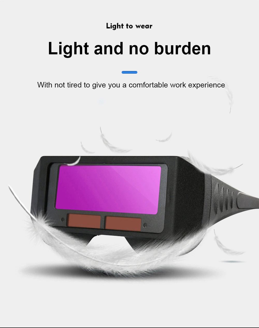 Auto Darkening Welding Helmet CE Welding Glasses Supplier Cheap Spark Anti Eye Protection