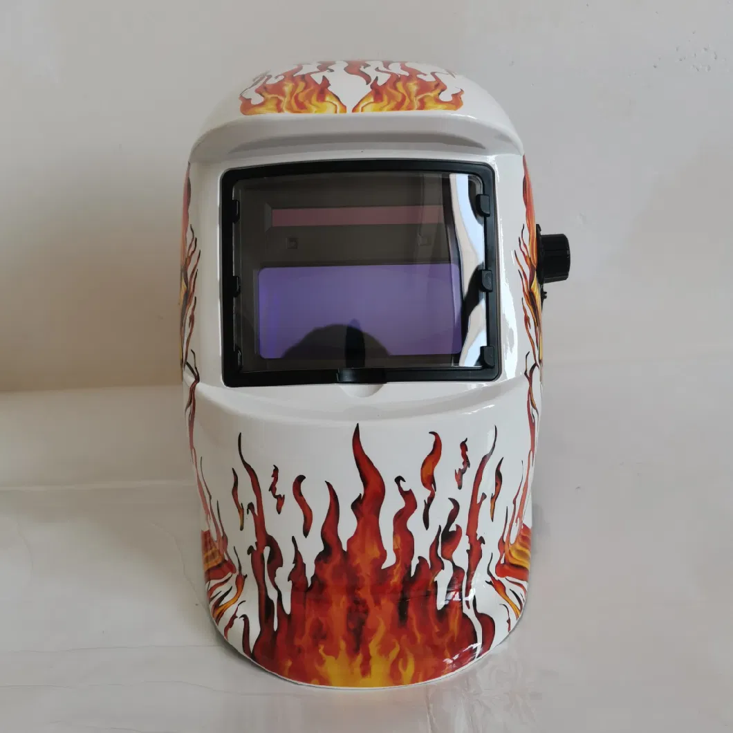 Welding Mask External Solar Cells PP Safety Helmet Type Welding Helmet