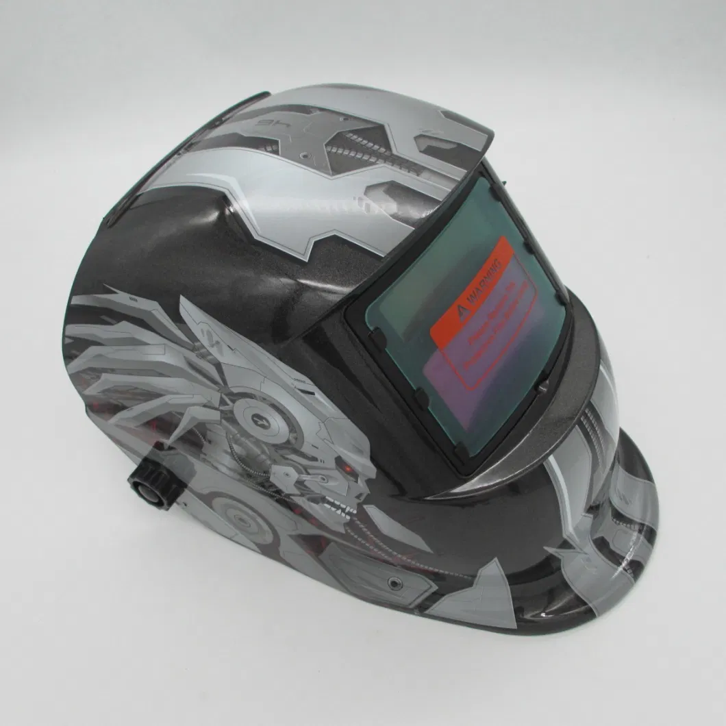 Solar Power Color Decal Auto Darkening Welding Helmet for MIG TIG Mag