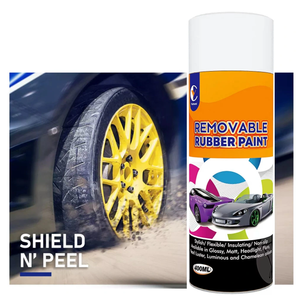 Colorful Peelable Removable Liquid Rubber Car Coating Wrap Spray Paint