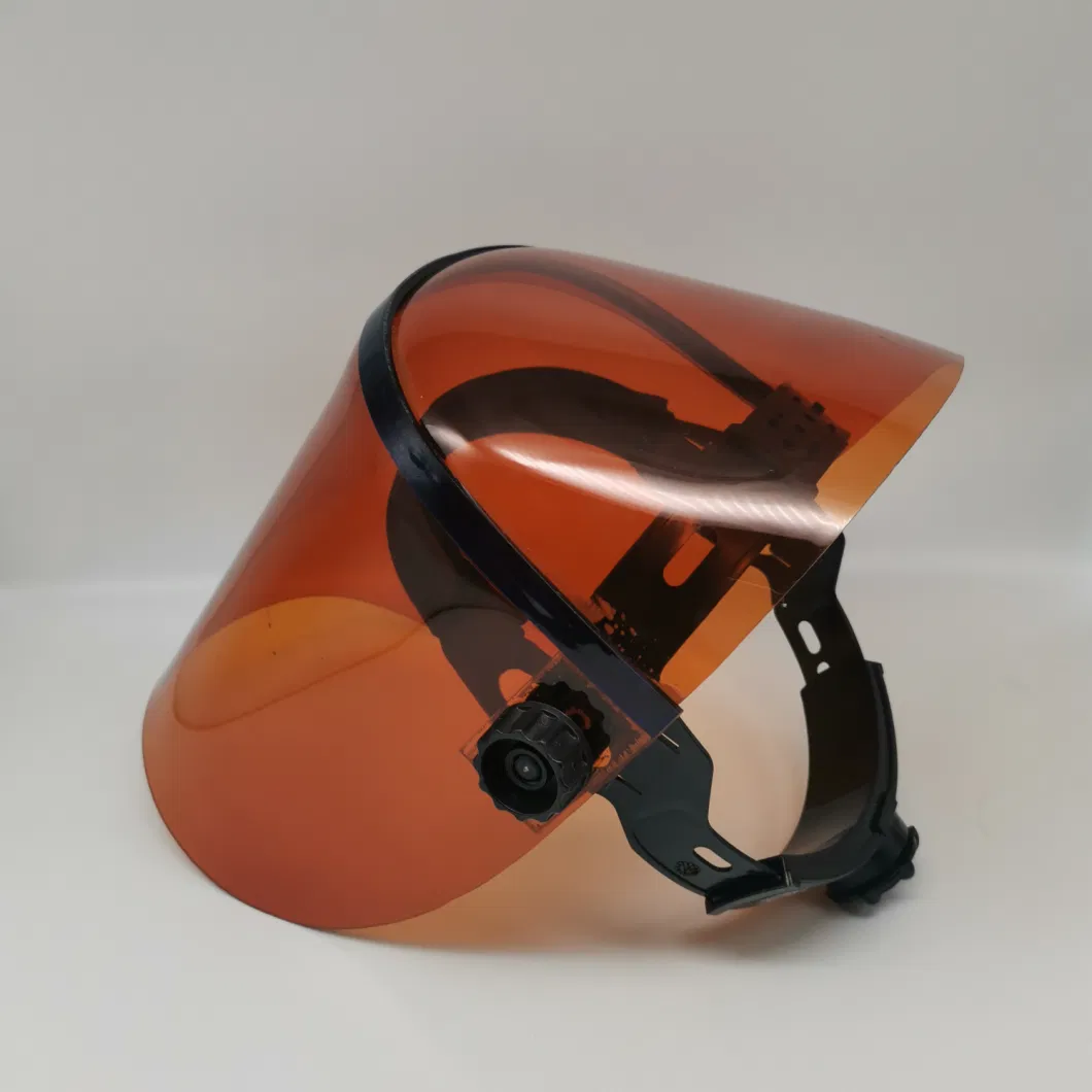PMMA Material Adjustable Heat Resistance Helmet Safety Industrial Welding Face Shield