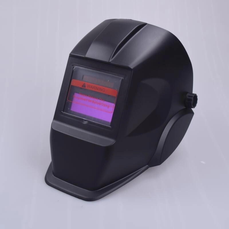 Solar Cells and Lithium Battery Auto Darkening Welding Helmet with Glass for Arc TIG MIG Mf-1100