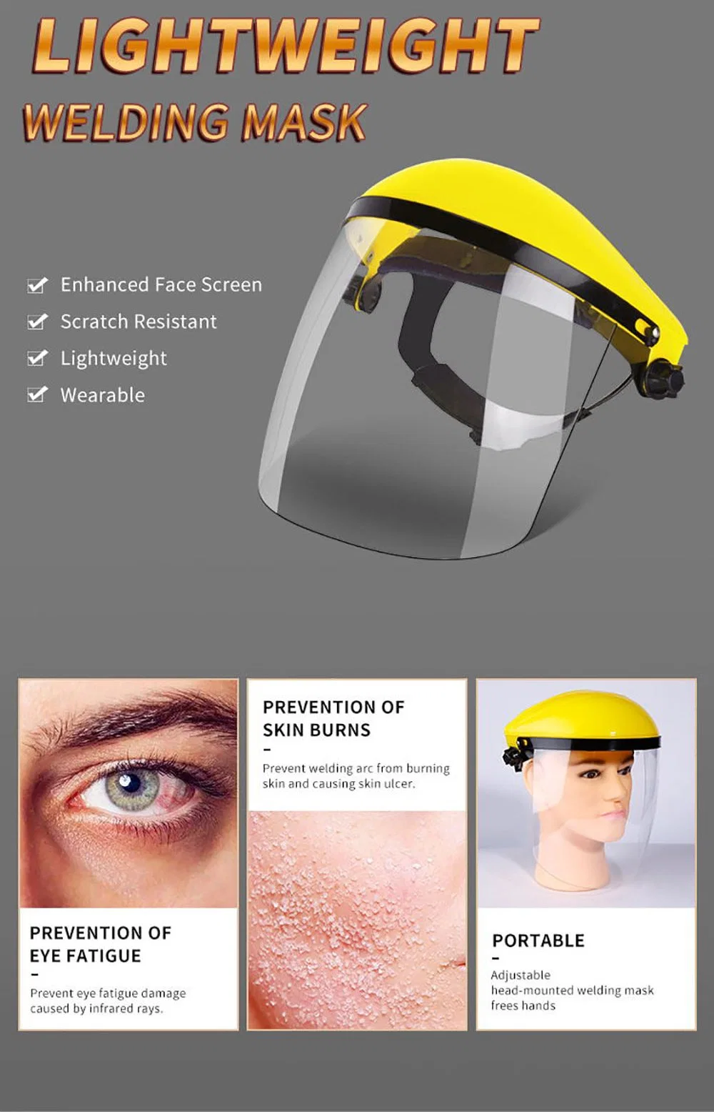 Cood Price Splash-Proof Helmet Face Protective Welding Helmet