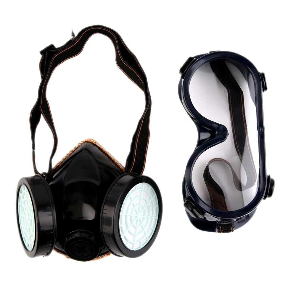 Cheap Price Chemical Respirator Mask Double Filter Gas Mask