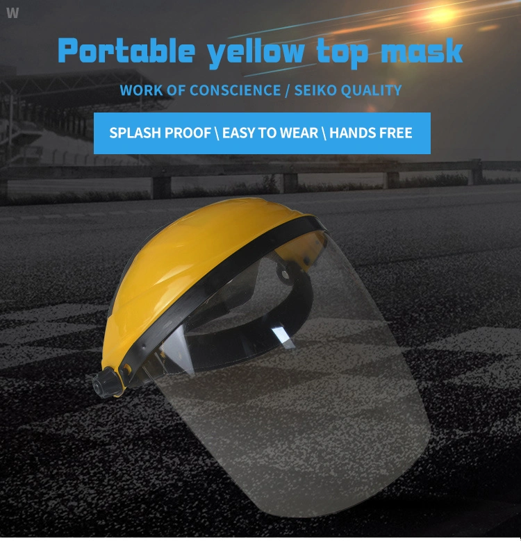 Industrial Helmet Safety Face Shield with UV Protection Visor
