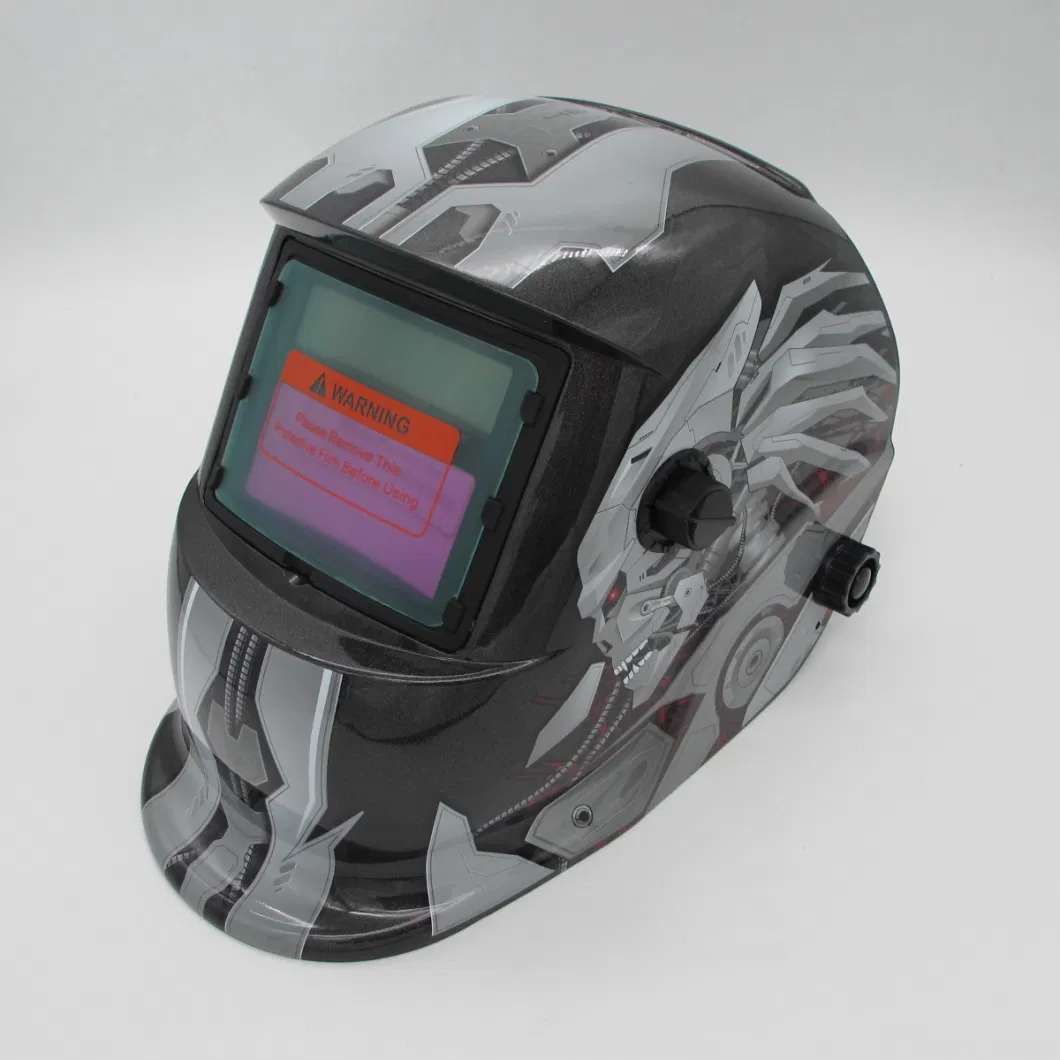 Solar Power Color Decal Auto Darkening Welding Helmet for MIG TIG Mag