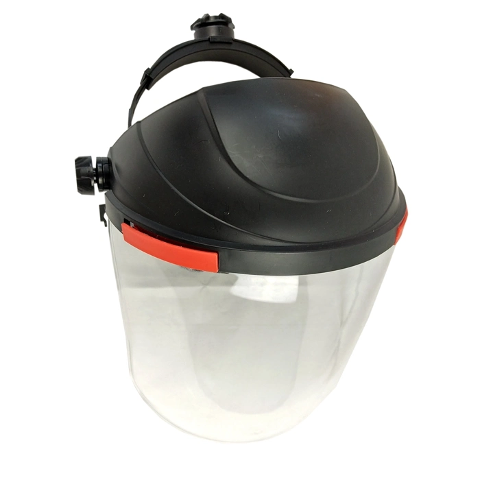 Safety Helmet with PC PVC Organic Dust Proof Visor Welding Face Shield