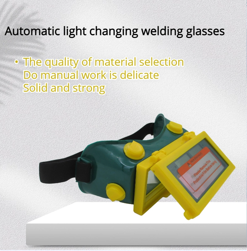 Automatic Dimming Athermal Professional Flip up Electric Black Auto Darkening Welding Safety Glasses Goggles