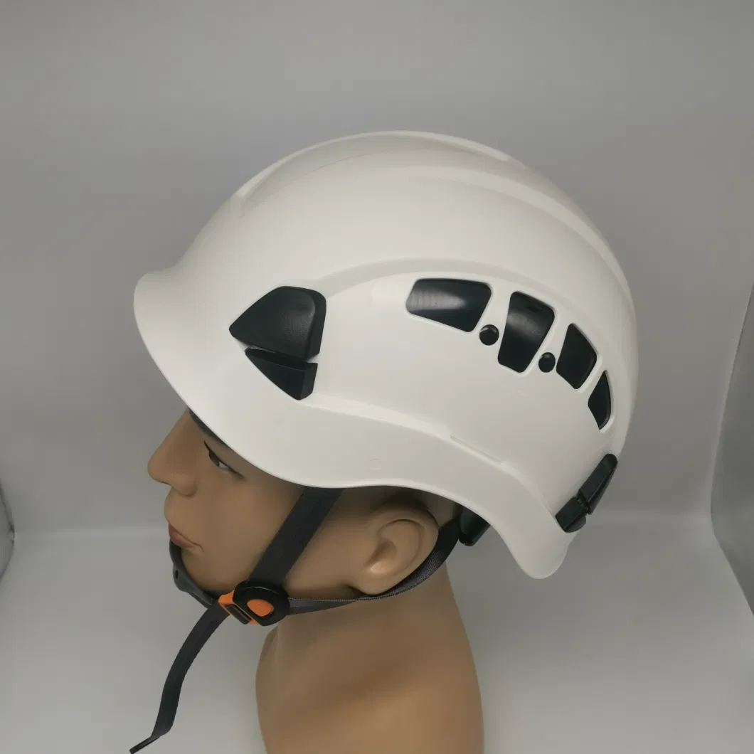 Kask Style Safety Helmet 6-Point Suspend Hard Hat ABS Material Safety Construction Worker Visor Helmets White with ANSI En397
