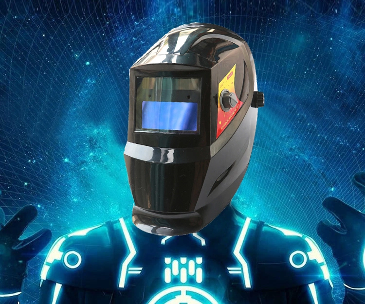 Rhk Full Head Solar Powered Auto Darkening Respirator Air Purifying Welding Helmet with Ventilation