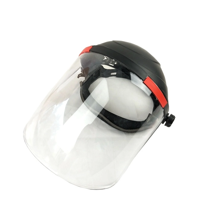PC Clear Screen Impact Resistant Face Protective Cutting Adjustable Face Shield