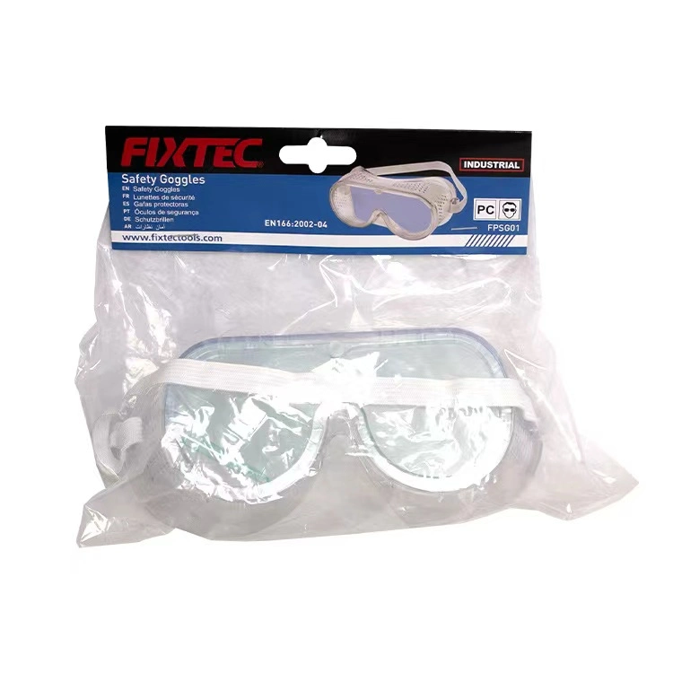 Fixtec PC 1mm Thickness Lens Transparent Eye Protection White Waterproof Googles