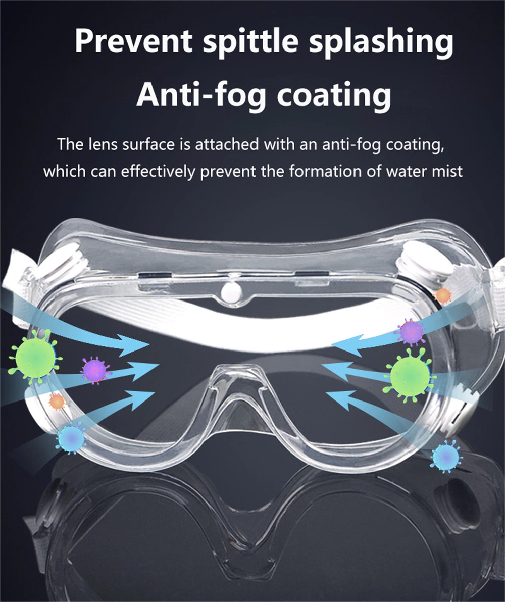 Safety Glasses Eye Protection Welding Clear Transparent PVC Anti-Dust Men Women Proof Wind Proof Goggles