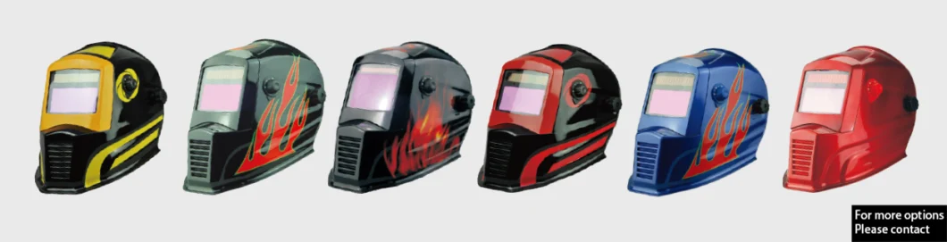 Auto Darkening Welding Helmet (WH7711 Red)
