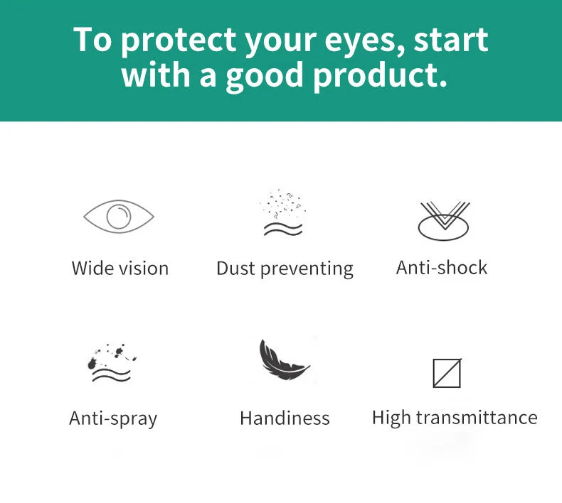 Factory Direct Wholesale Anti Fog Eye Protection Safety Eyewear Googles