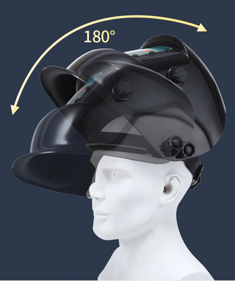 Automatic Auto Darkening Head Wearing Solar Power Feceshield Welding Face Shield Helmet Welding Mask for Welder