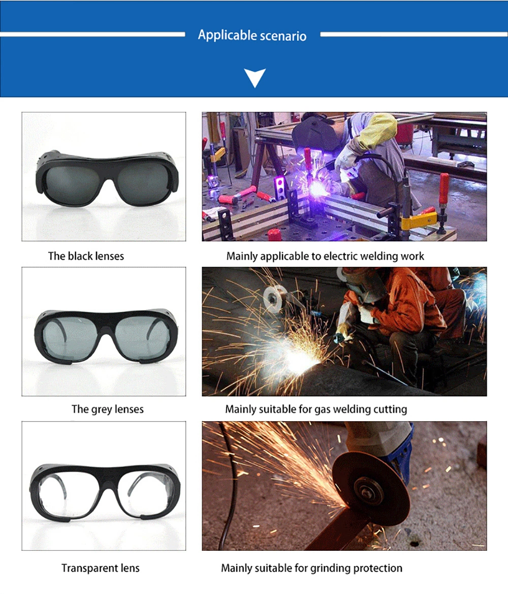 Economical and Reliable Detachable Leather Safety Welding Mask for Glasses
