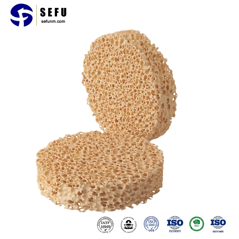 Sefu Molten Metal Filter China Honeycomb Ceramic Manufacturing Silica Mesh, Welding Blanket, Silica Fiber, Ceramic Fiber Zirconia Ceramic Foam Filter