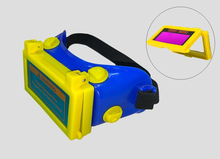 Solar Auto Darkening Welding Glasses with Flip Protection Window