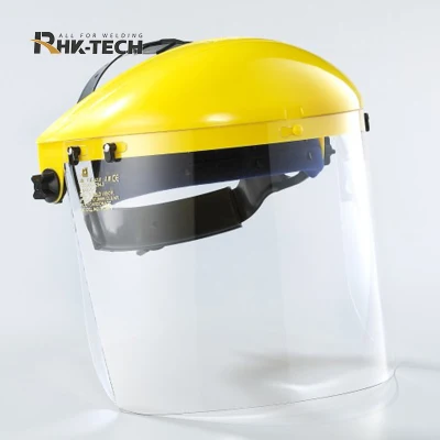  CE Anti Splash resistente al calor de la Seguridad Industrial clara transparente protector facial Visor casco