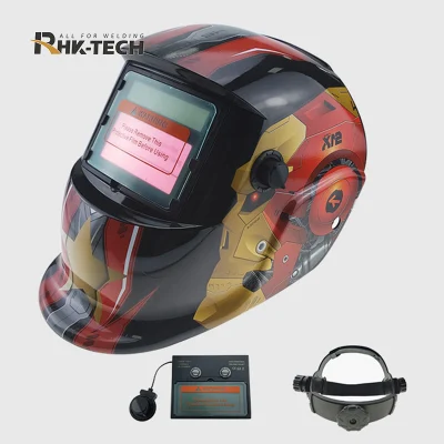 RHK OEM cabeza de montaje Hard Hat Auto oscurecimiento Solar Power automático Adhesivos para casco de soldadura MIG TIG